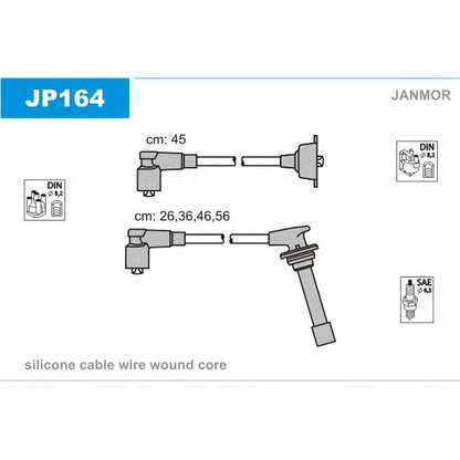 Foto Kit cavi accensione JANMOR JP164