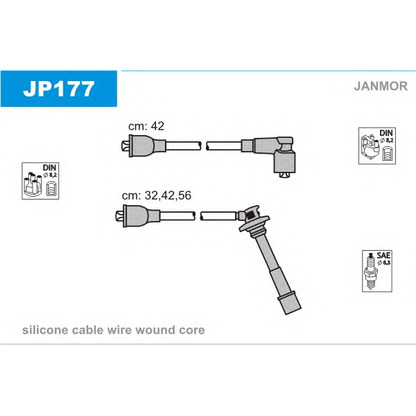 Foto Juego de cables de encendido JANMOR JP177