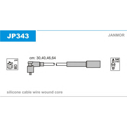 Photo Ignition Cable Kit JANMOR JP343