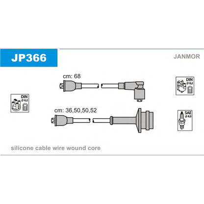 Photo Ignition Cable Kit JANMOR JP366