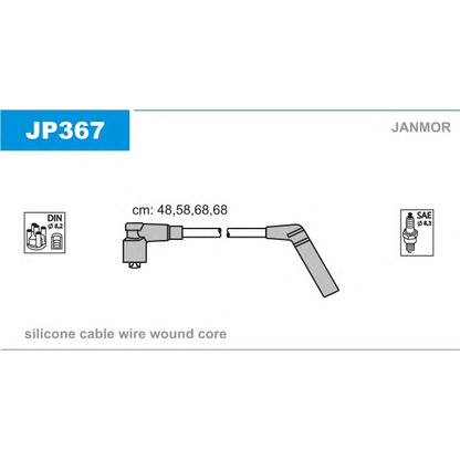 Photo Ignition Cable Kit JANMOR JP367