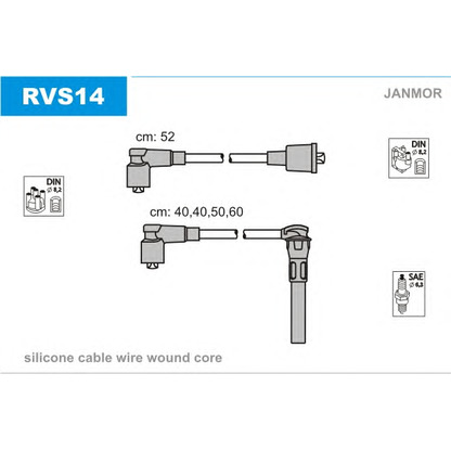 Photo Ignition Cable Kit JANMOR RVS14