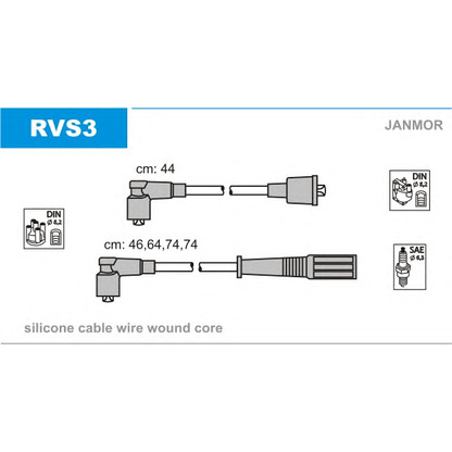 Photo Ignition Cable Kit JANMOR RVS3