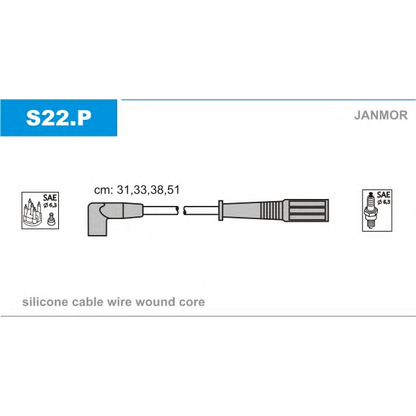 Photo Ignition Cable Kit JANMOR S22P