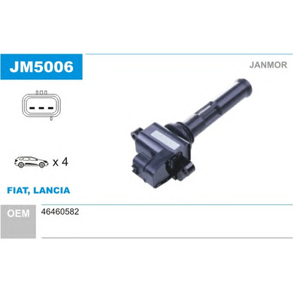 Фото Катушка зажигания JANMOR JM5006