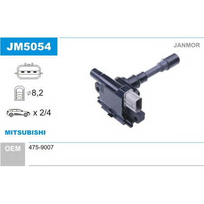 Zdjęcie Cewka zapłonowa JANMOR JM5054