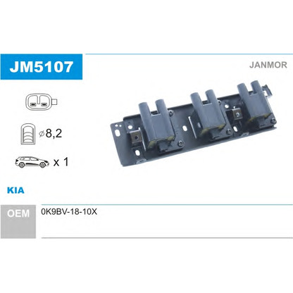 Foto Bobina de encendido JANMOR JM5107