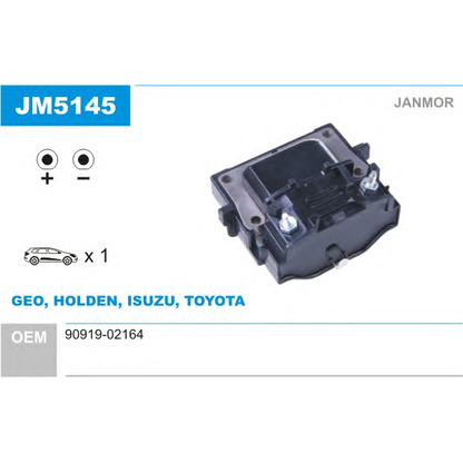 Photo Ignition Coil JANMOR JM5145