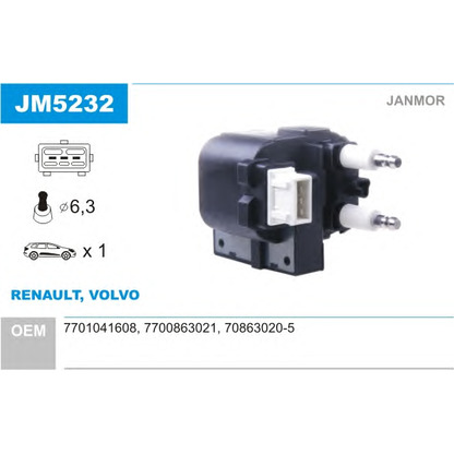 Photo Ignition Coil JANMOR JM5232