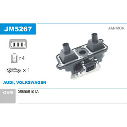 Foto Zündspule JANMOR JM5267