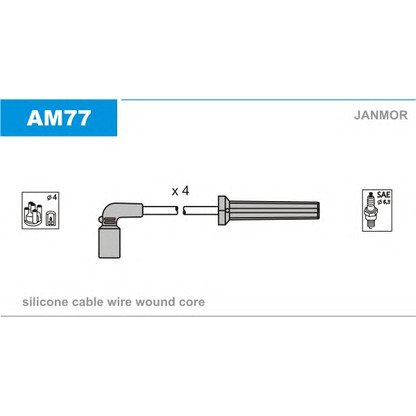 Foto Zündleitungssatz JANMOR AM77