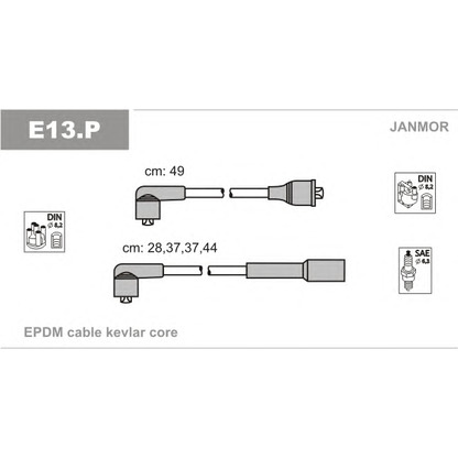 Photo Ignition Cable Kit JANMOR E13P