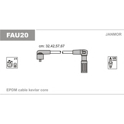 Photo Ignition Cable Kit JANMOR FAU20