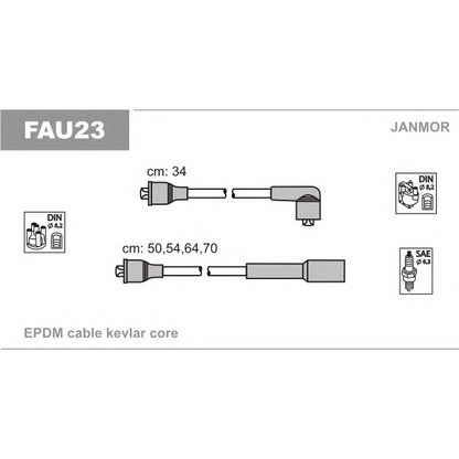 Photo Ignition Cable Kit JANMOR FAU23