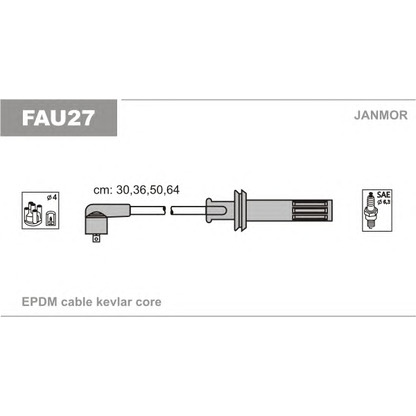 Photo Ignition Cable Kit JANMOR FAU27