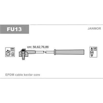 Photo Ignition Cable Kit JANMOR FU13