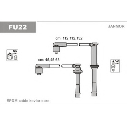 Foto Juego de cables de encendido JANMOR FU22