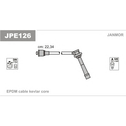 Photo Ignition Cable Kit JANMOR JPE126