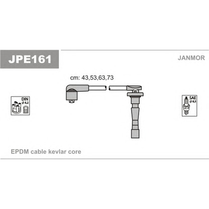 Photo Ignition Cable Kit JANMOR JPE161