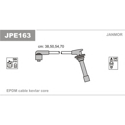 Photo Ignition Cable Kit JANMOR JPE163