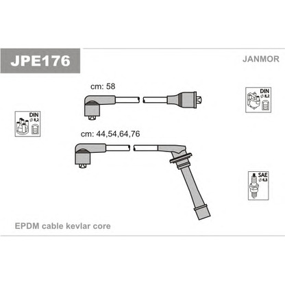 Foto Juego de cables de encendido JANMOR JPE176