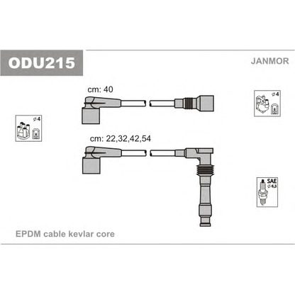 Photo Ignition Cable Kit JANMOR ODU215