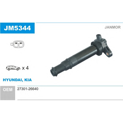 Photo Ignition Coil JANMOR JM5344