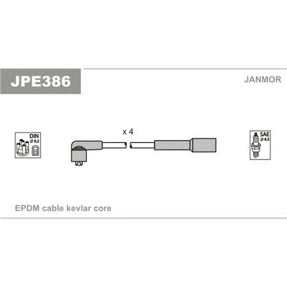 Photo Ignition Cable Kit JANMOR JPE386