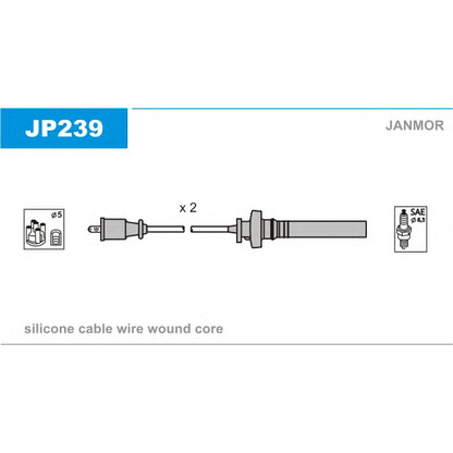 Foto Juego de cables de encendido JANMOR JP239