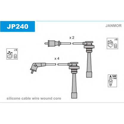 Photo Ignition Cable Kit JANMOR JP240