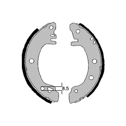 Photo Brake Shoe Set RAICAM 21381