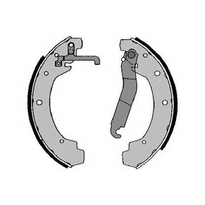 Photo Brake Shoe Set RAICAM 2457