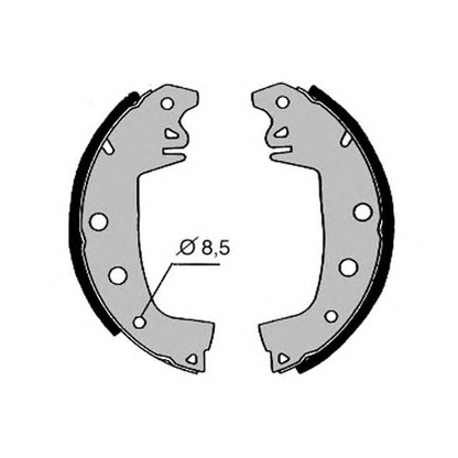 Photo Brake Shoe Set RAICAM 7187RP