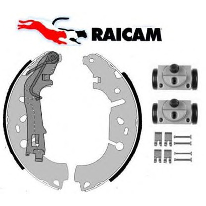 Zdjęcie Zesatw szczęk hamulcowych RAICAM 7486RP