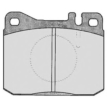 Фото Комплект тормозных колодок, дисковый тормоз RAICAM RA01480