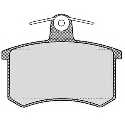 Photo Brake Pad Set, disc brake RAICAM RA03091