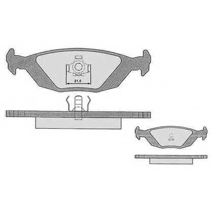 Photo Brake Pad Set, disc brake RAICAM RA03111