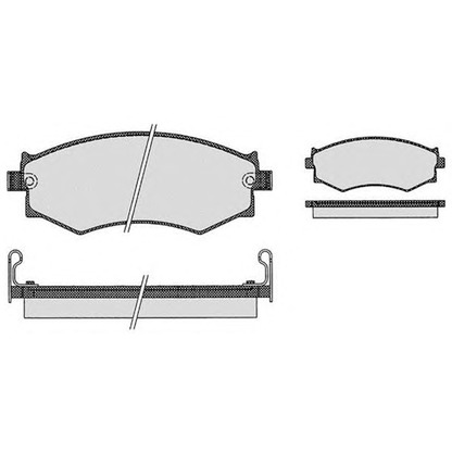 Photo Kit de plaquettes de frein, frein à disque RAICAM RA05050