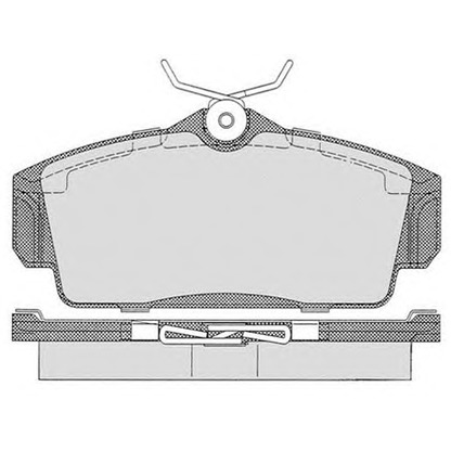 Photo Brake Pad Set, disc brake RAICAM RA05230