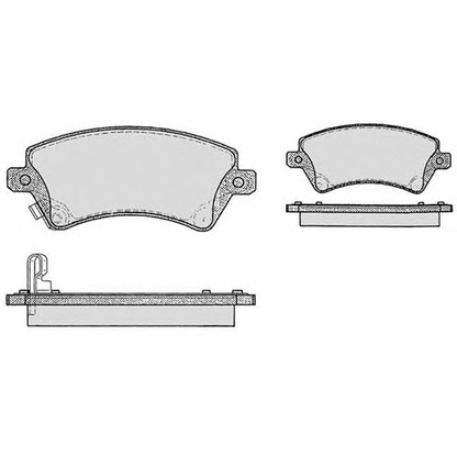 Photo Kit de plaquettes de frein, frein à disque RAICAM RA05740