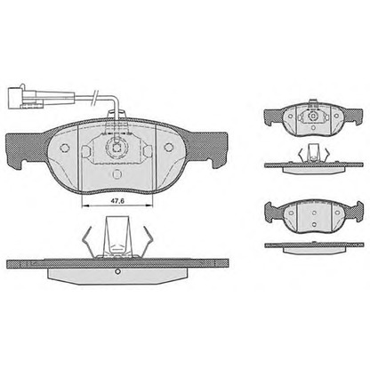 Photo Brake Pad Set, disc brake RAICAM RA06123