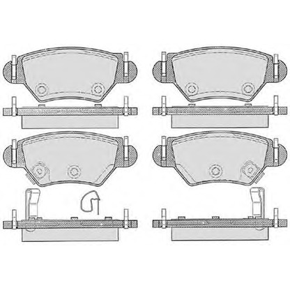 Photo Brake Pad Set, disc brake RAICAM RA06650