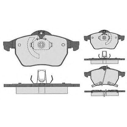 Photo Brake Pad Set, disc brake RAICAM RA06740