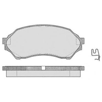 Photo Brake Pad Set, disc brake RAICAM RA07320