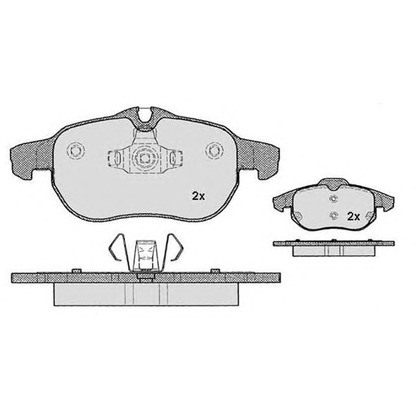 Foto Kit pastiglie freno, Freno a disco RAICAM RA07970