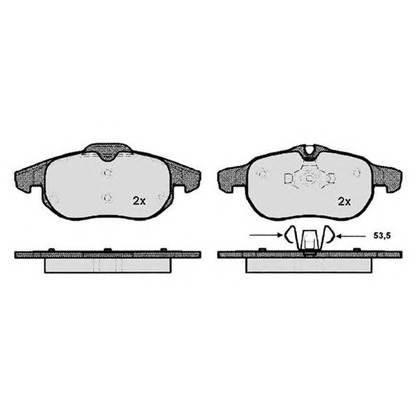 Photo Brake Pad Set, disc brake RAICAM RA07971