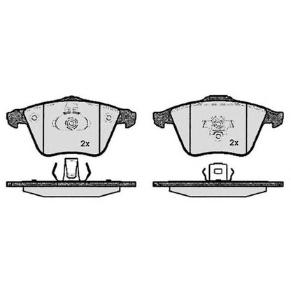 Photo Brake Pad Set, disc brake RAICAM RA08243