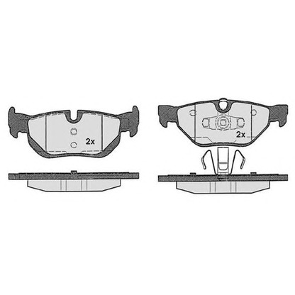 Photo Brake Pad Set, disc brake RAICAM RA08550