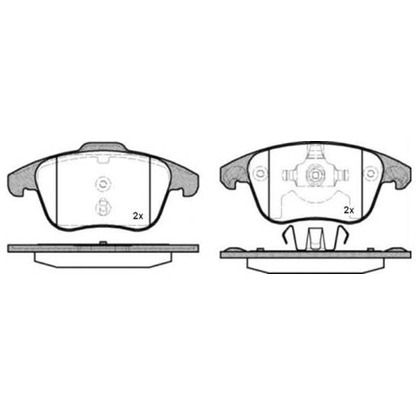 Photo Brake Pad Set, disc brake RAICAM RA08900