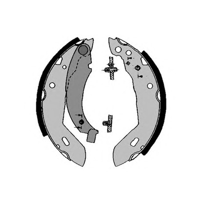 Photo Brake Shoe Set RAICAM RA24480